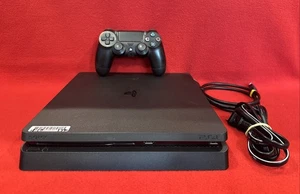 Sony PS4 PlayStation 4 Slim 500GB Console Bundle With Wireless Controller +Cords - Picture 1 of 17