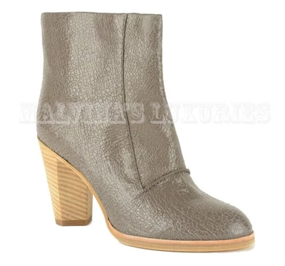 BOTINES MARC BY MARC JACOBS CUERO ARRUGADO TACÓN APILADO talla 38/8 Foto 1 de 4