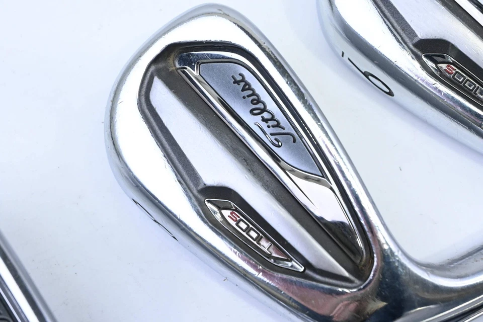 Left Hand Titleist T100 S 2019 Irons / 4-9i / X-Flex True Temper AMT White X100 - Image 1 of 4