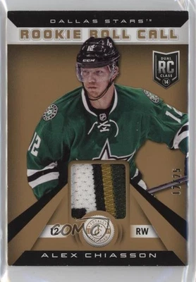 2013 Totally Certified Rookie Roll Call Gold /25 Alex Chiasson #RR-AC Patch RC - Image 1 of 2