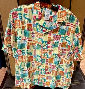2025 Disney Parks Polynesian Resort Trader Sam’s Camp Shirt 2XL Tiki Bar - Picture 1 of 2