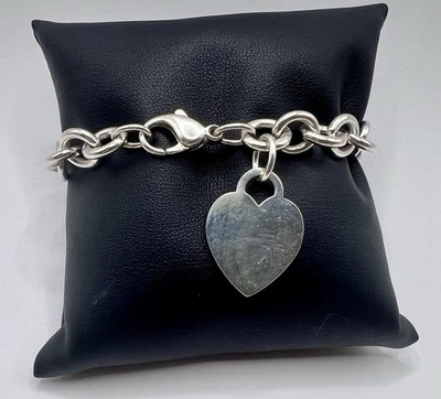 Tiffany & Co. Tiffany Hearts Heart Tag Charm Bracelet 7.5” - Image 1 of 4