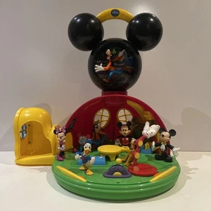 Mickey Mouse Talkin' Bobbin' Clubhouse Disney Playset Used 2003 - Plus Figures - Bild 1 von 16