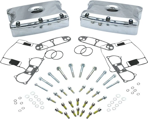 S&S Die Cast Rocker Box Covers #90-4095 Harley Davidson Foto 1 de 1