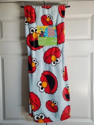 Cobertor Decorativo Sesame Street ELMO 50" X 70" Elmo Super Macio🔵🔴 Novo com etiquetas - Imagem 1 de 4
