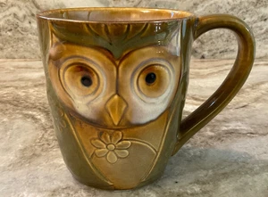 Large Coffee Mug. Green Owl City. Gibson. 17 Ounce. New. - Picture 1 of 8