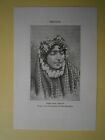 1884 Reclus print NOBLE LADY FROM PERSIA IRAN, #15
