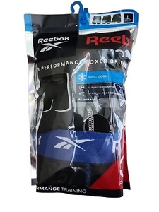 Reebok Performance Boxershorts Größe Large 3er-Pack Herren schwarz 6"" Innennaht - Bild 1 von 5