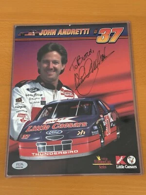 Mario Andretti Autograph Indy Daytona Champion  PSA Authenticated Signed Photo - Image 1 of 2