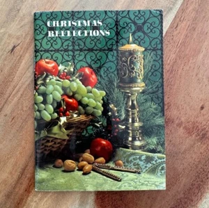 Vintage HALLMARK Christmas Reflections Book - 60XTR 1-2 - Holiday Greeting - Picture 1 of 6