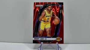 2024-25 Panini Prizm Bronny James #243 Red Seismic Lava /299 RC - Bild 1 von 2