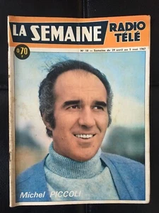 LA SEMAINE RADIO TELE N°18 .... Avril / Mai 1967 .... Michel Piccoli - Bild 1 von 1