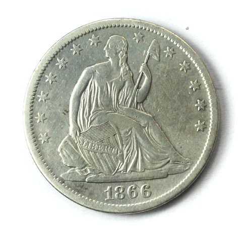 1866 S 50c Seated Liberty Silver Half Dollar Fifty Cents San Francisco Cover