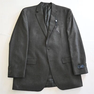 NUEVO Chaps Ralph Lauren 42L Gris Ojo de Pájaro Para Hombres Traje Blazer Chaqueta Abrigo Deportivo Foto 1 de 4