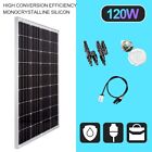 12v 120w Solar Panel Kit Mono Home Caravan Camping Charging With Anderson Plugs