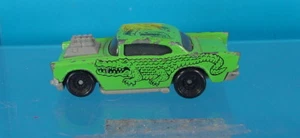 J-157- HOT WHEELS 1993 MCDONALDS PROMO GREEN 57' CHEVY ALLIGATOR HOT ROD - Picture 1 of 6