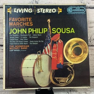 The Norwegian Military Band, John Philip Sousa – Favorite Marches [LP 1959] - Image 1 of 4
