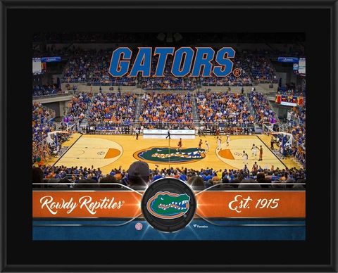 Florida Gators 10.5" x 13" Sublimated Basketball Plaque Cover