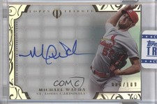 2015 Topps Tribute Auto /189 Michael Wacha #TA-MW Auto