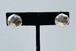 Ippolita Authentic Sterling Silver Faceted Clip Earrings - Picture 1 of 8