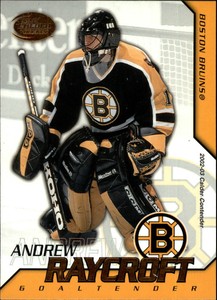 2002-03 Pacific Calder Boston Bruins Hockey Card #56 Andrew Raycroft