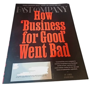 Fast Company Magazine Summer 2025 Issue How Business For Good Went Bad - Imagen 1 de 8