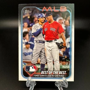 2024 Topps Series 2 Mookie Betts / Rafael Devers Best Of The Best #424 - Picture 1 of 2