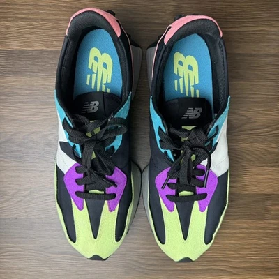 New Balance 327 Paradise Pink Black Multi Color Shoes MS327EA Men's Size 9 D - Image 1 of 4