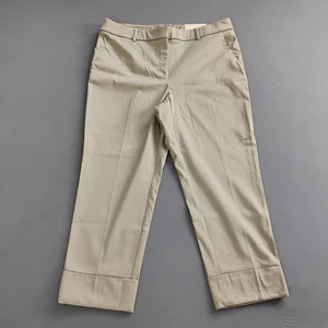 Chico's kurze Hose gerades Bein Bündchen Damengröße 1,5 Basic Komfort Arbeitskleidung - Bild 1 von 15