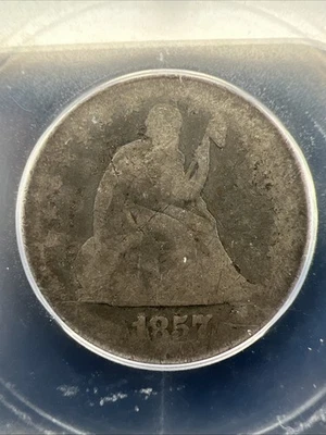 1857-O Seated Liberty Quarter FR2 Details - Image 1 of 4