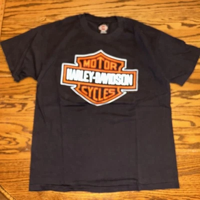 Camiseta de motociclista Harley-Davidson Eagle 1995 vintage de bolsillo de una sola puntada para hombre L Foto 1 de 4