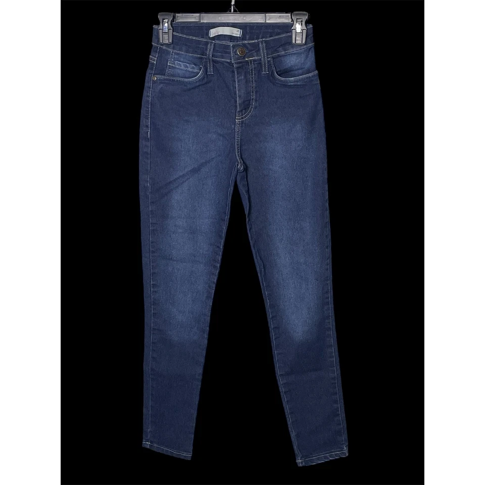  Pantalones de mezclilla ajustados azul tinta para mujer talla 36 Foto 1 de 4