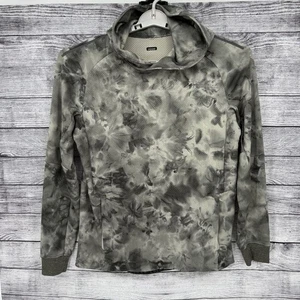 Lululemon Hoodie Mens M Diamond Tie Dye Textured Tech Athletic Sweater Gym - Picture 1 of 5