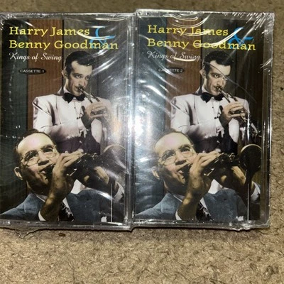 Harry James & Benny Goodman, Kings of Swing Vol. 1 & 2 (Cassette, Sony 1999) NEW Foto 1 de 2