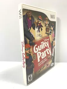Disney Guilty Party Game Nintendo Wii Complete with Game Manual LIKE NEW - Picture 1 of 6