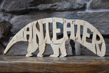 Anteater Wooden Puzzle Amish Made Scroll Saw Toy  Figurine Art 