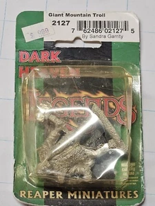 Miniaturas Reaper miniatura de peltre de leyendas Dark Haven Giant Mountain Troll #2127 Dark Haven - Imagen 1 de 2