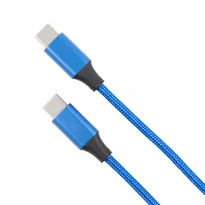 Ultrafast USB-C to USB-C 60W PD Fast Charging Cable for iPhone 15/16 in BLUE - Picture 1 of 6