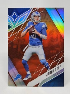 2022 Panini Phoenix Jared Goff Orange /99 Holo Refractor SP LIONS #83