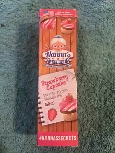 Nanna's Secret Juice Liquid 0mg Shortfill 50ml Strawberry Cupcake 🔞 - Bild 1 von 1