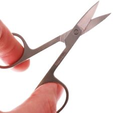 NAIL SCISSORS Manicure Trim Toenail Fingernail Wide Blade CURVED Arrow Cutter