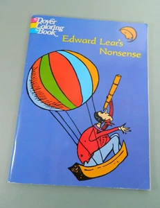 Edward Lear's Nonsense Humorous Rhymes Illustrations Dover Coloring Book Vintage - Picture 1 of 12