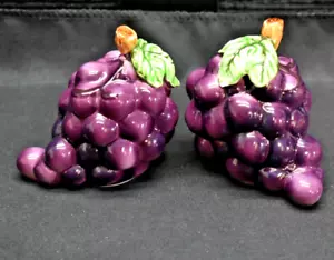 Vintage Purple Grape - Salt and Pepper Shakers - made in Japan (429) - Picture 1 of 10