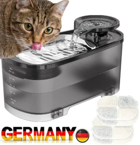 2.5L Trinkbrunnen Haustier Automatisch Wasserspender für Katzen Hunde mit Filter - Bild 1 von 13