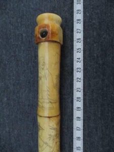 Pipa china u oriental vintage en hueso (falta la taza de humo) - Imagen 1 de 10