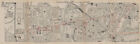 NORTH CHELSEA. Walking itinerary map 1900 old antique vintage plan chart