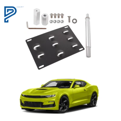 For Chevrolet Camaro 2016-21 Bumper Tow Hook License Plate Bracket Mount Holder - Image 1 of 4