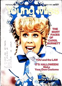 Young Miss Magazine October 1973 Carol Burnett - Imagen 1 de 5