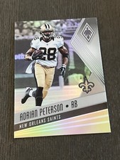 2017 Panini Phoenix #47 ADRIAN PETERSON New Orleans Saints Football Card