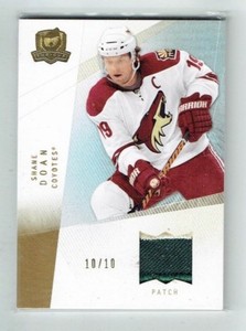 09-10 UD Upper Deck The Cup  Shane Doan  10/10  Last Card  Patch 